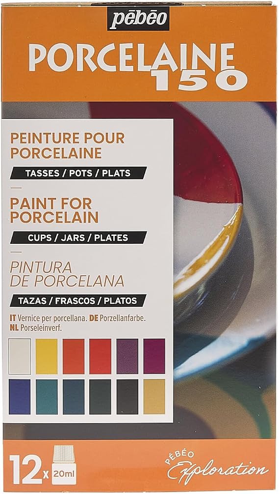 Pebeo Porcelaine 150, Exploration Set - 12 x 20 ml Bottles