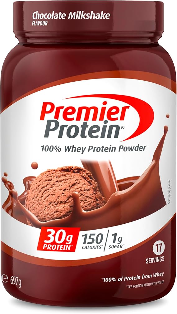 Premier Protein - Whey 100 percent Protein Powder - Chocolate Milkshake - 697g