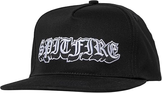 Spitfire Wheels Hat Old E Drop Snapback Black/White