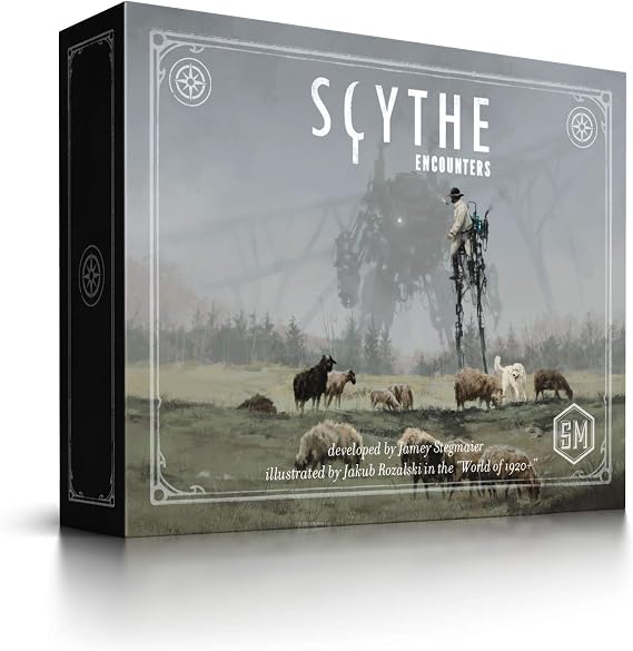 Stonemaier Games | Scythe: Encounters, | Board Game Expansion | Age 14+ | 1-7 Players | 90+ Minutes Playing Time