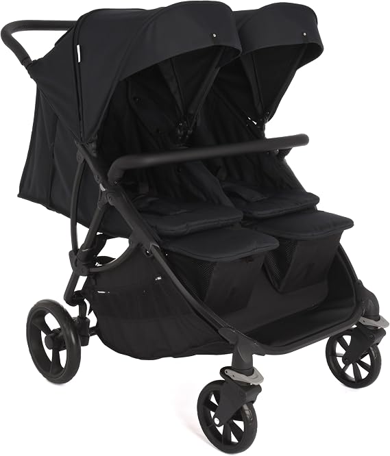 Roma Gemini 2 - Twin Pram, 69cm Wide, fits Through Single Doors, Suitable for Newborns