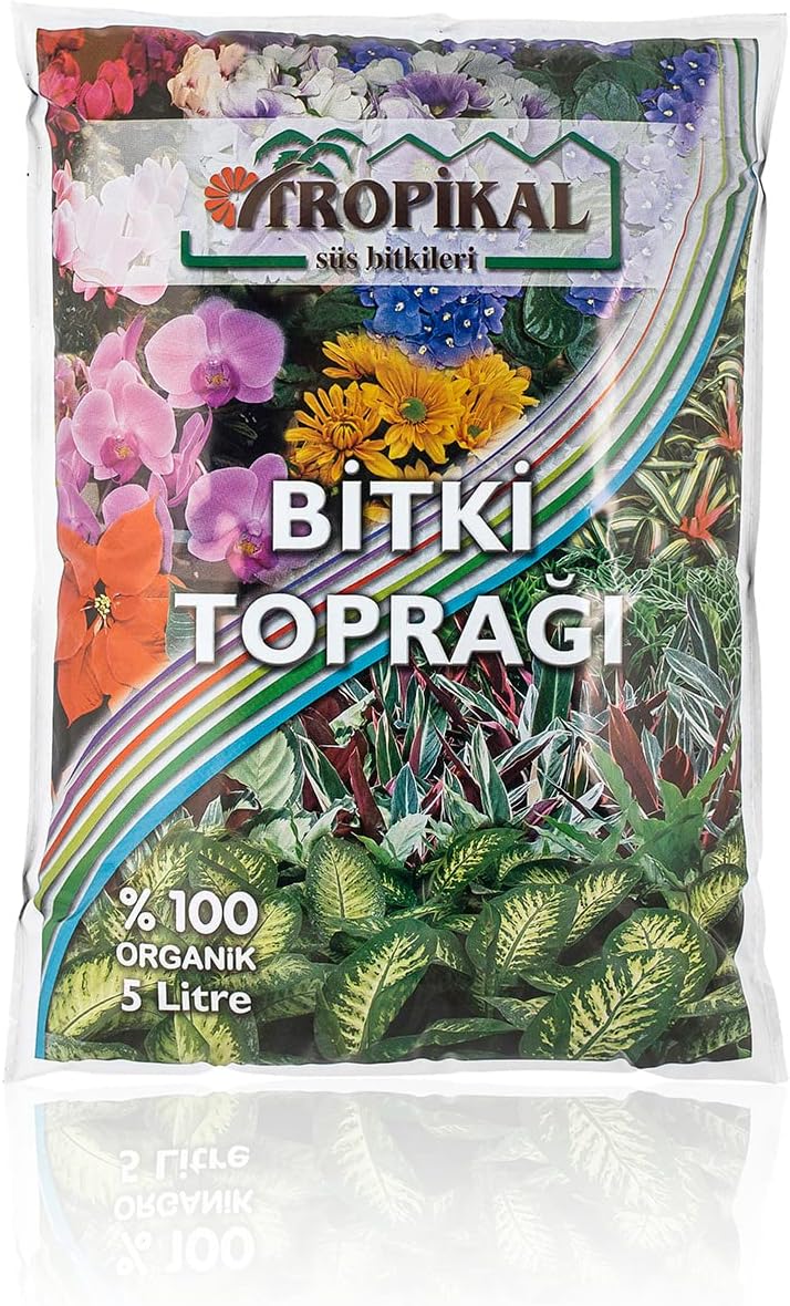 Genel Kullanım Torfu Saksı Toprağı 5 Litre