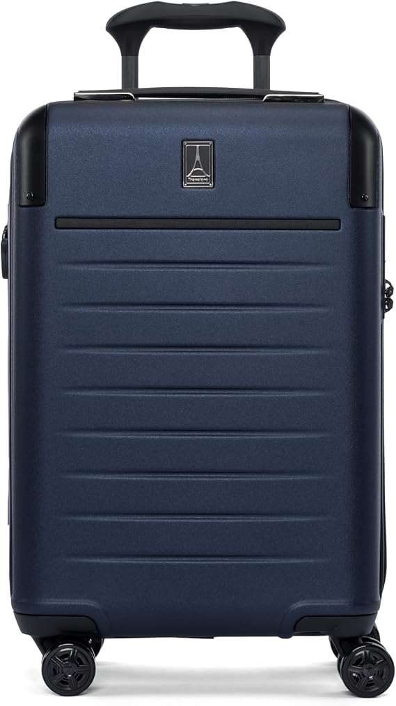 Travelpro Platinum Elite Hardside Carry-On Luggage Spinner, Navy, 20-Inch