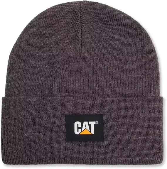 Caterpillar Men's Cat Label Cuff Beanie