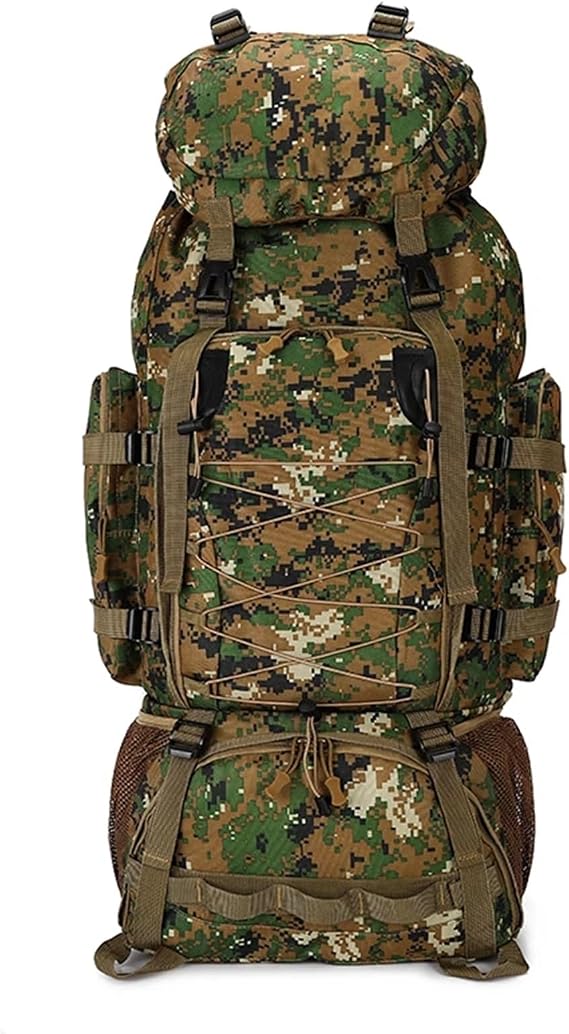 Mountaineering Backpack Tactical Climbing Backpack Large Capacity Travel Bag Outdoor Shoulder Camping Hiking Rucksack Men Women Mountaineering for Men Women(Color 5)