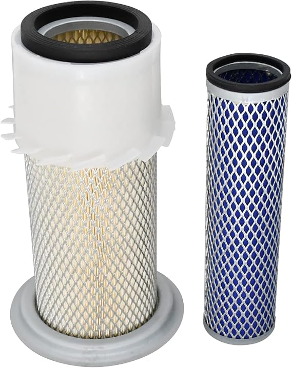 Air Filter Kit M802606 UC11955 CH12881 Compatible with John Deere Tractor 770 790 870 970 1050 1070 Replace for Fleetguard AF4758KM Donaldson P814723
