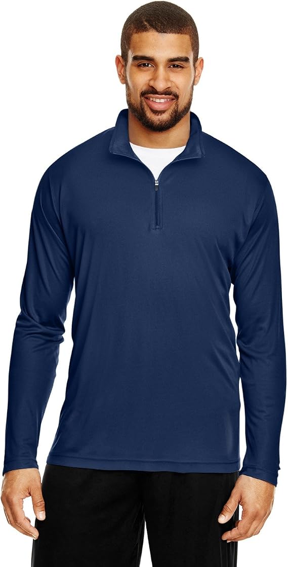 Team 365 Men's Zone Performance Quarter-Zip M SPORT DARK NAVY