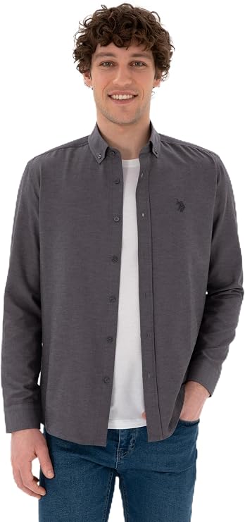 U.S. Polo Assn. Erkek Beyaz Gömlek Basic 50296777-VR013