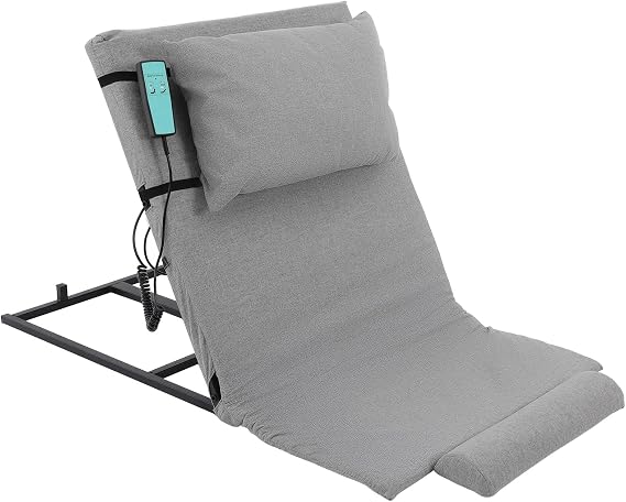Electric Power Lifting Adjustable Bed Back Rest Ergonomic Support Comfort Cushion Sturdy Frame For Pregnant Women Elderly Patient Handicap Home Bedroom Hospital Nursing Recovery Adjustable 2-80