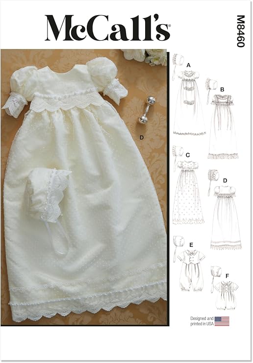 Simplicity Patterns Paper Sewing Pattern 8460 A (NB-S-M-L)