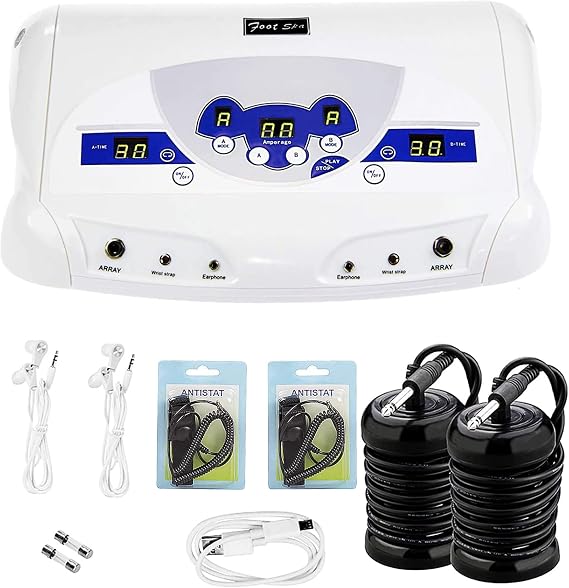 LeCuag Ionic Detox Foot Machine, Ion Detox Foot Spa Detox Cleanse Machine