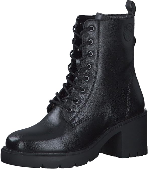 s.Oliver Womens Leather Lace Up Ankle Boots