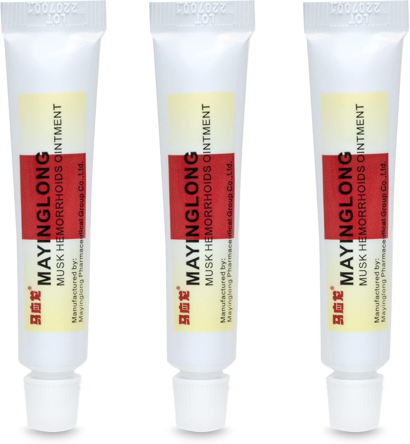 Musk Hemorrhoids Ointment 3 x 10g Tubes, 30g - Maximum Strength Formula for Hemorrhoidal Fast Relief, Soothes Itching, Burning & Discomfort - Fast-Acting Treatment to Shrink Swelling