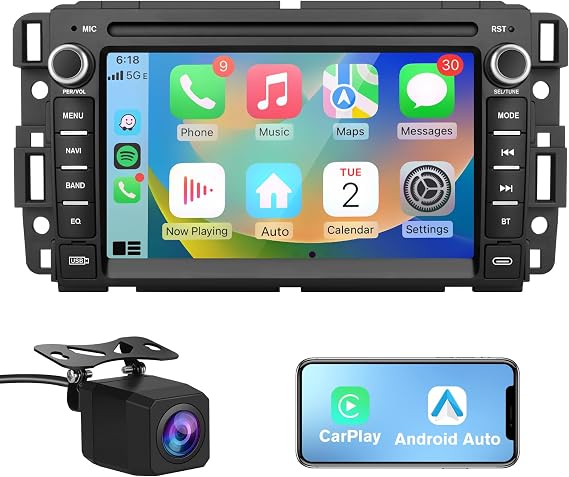 AWESAFE 7" Touch Screen for Chevy Silverado 1500 Tahoe GMC Acadia 2007-2013