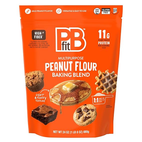 PBfit Peanut Flour Baking Blend 24 Oz, 1:1 Swap for White Flour