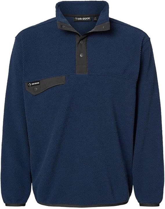 DRI Duck - Brooks Sherpa Mountain Fleece - 7355 - L - Deep Blue