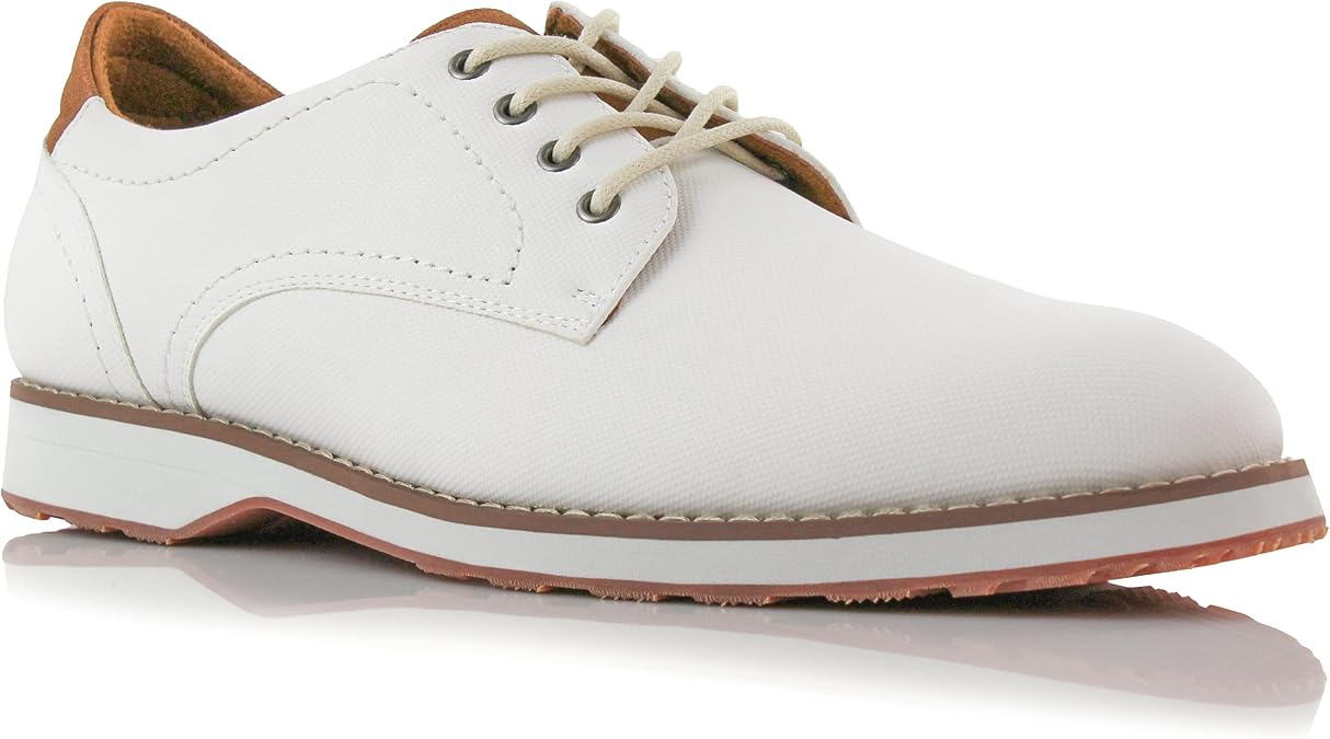 Ferro Aldo Men's Casual Dress Sneakers | Hybrid Oxford & Classic Low-Top Styles | Lace-Up Fashion Shoes