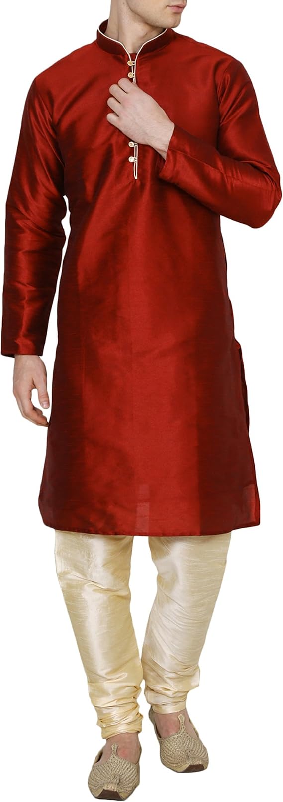 Royal Kurta Men's Silk Kurta & Pyjama Set