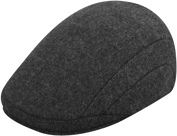 Kangol Wool 507 Flat Cap Dark Flannel M