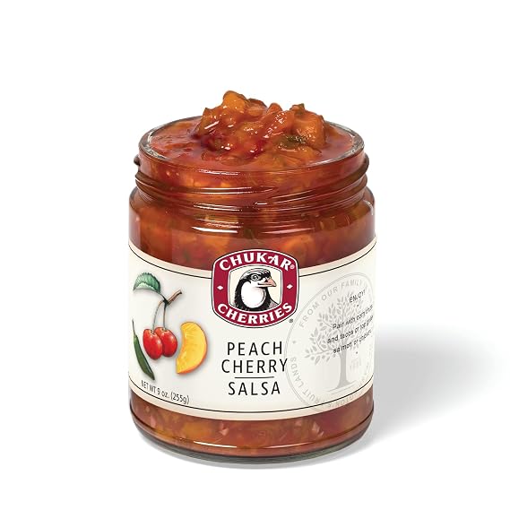 Chukar Cherries Peach Cherry Salsa (Pack of 1)