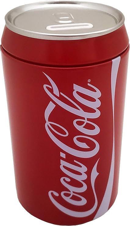 The Tin Box Company Coca Cola Can Bank, Red