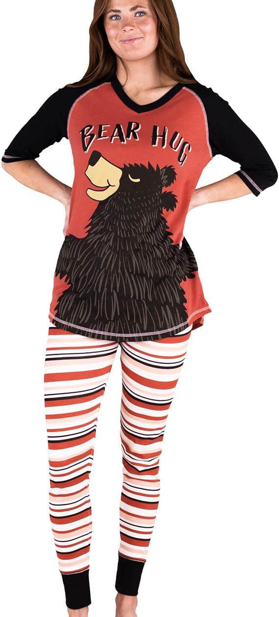 Lazy One Women's Soft Casual Pajama Leggings Sets, Pajamas for Women Set