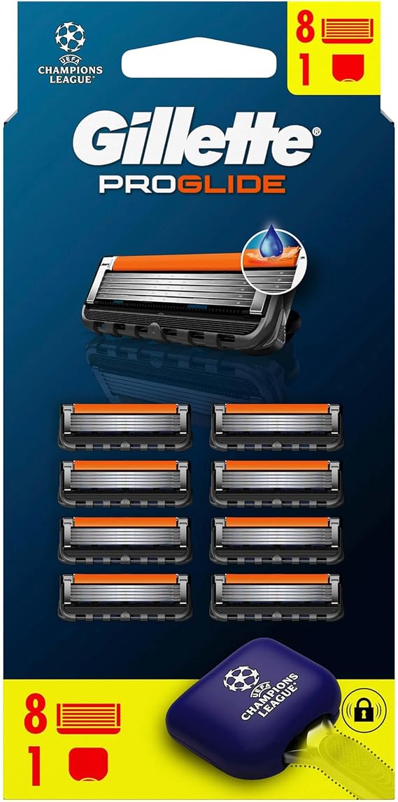 Gillette Fusion Proglide Yedek Erkek Tıraş Bıçağı 8'li