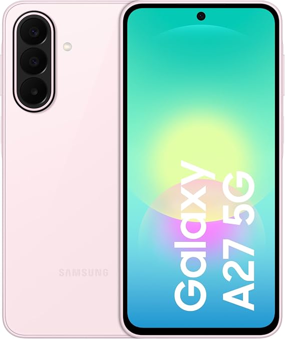 Samsung Galaxy A27 5G, Açık Pembe, 256GB Hafıza, 8GB RAM, İnce Tasarım, Circle to Search, Obje Silgisi, Üçlü Kamera, IP64