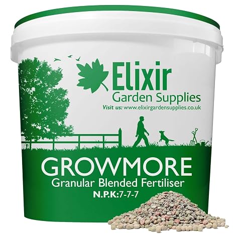 Elixir Gardens Growmore 7-7-7 Fertiliser 1kg Tub