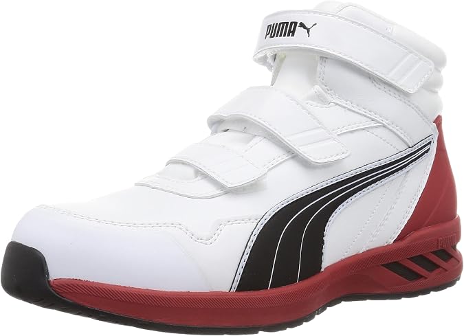 PUMA Safety Unisex Adults' JSAA Type A Certified, Synthetic Toe, Shock Absorbing Safety Shoes, Work Shoes, Rider 2.0, Mid