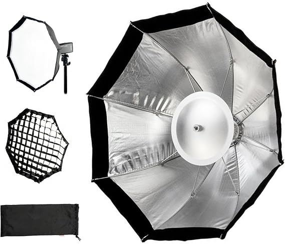 Godox AD-S7 Multi-Functional Softbox, 48cm Umbrella Softbox for Godox AD360II AD200 AD200Pro AD200Pro II AD200 Pro II