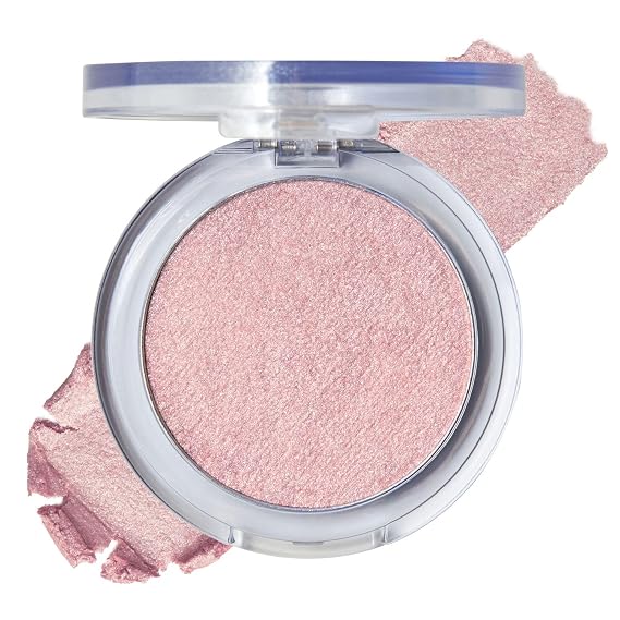 Everglow Highlighter - Radiant Glow Soft Jelly Texture Shimmer Powder Lightweight Longlasting Buildable & Blendable Smooth Silky Finish Daily Korean Face Makeup (03 REFLECTOR, 0..17 oz)
