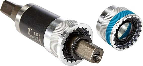 SHIMANO Bottom Bracket Axle BSA 127.5/68mm Bicycle Components and Spare Parts, Unisex Adults, Multicolor, One Size