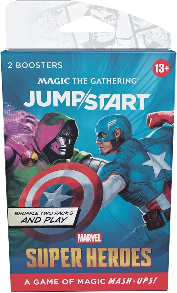 Magic: The Gathering | Marvel Super Heroes Jumpstart Booster 2-Pack | 2-Player Card Game