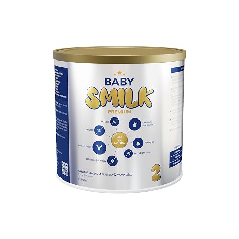 BABYSMILK PREMIUM 2 Follow On Milk Formula with Colostrum 900 g from 6 Months 100% Milk Fat No Vegetable Oils No Soy No Fish Oil No GMO