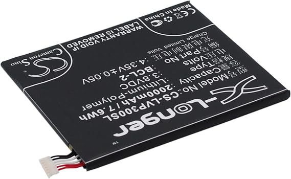 3.8v Compatible with Battery Lava BCL-2 Iris Pro 30