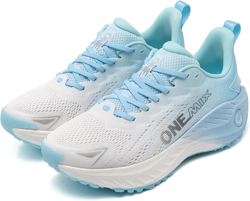 ONEMIX Running Shoes, Non Slip Sneakers for Women, Resistant Work Sneakers, Tennis Walking Road Running Athletic Shoes - Ideal for Food Service, Healthcare & Hospitality