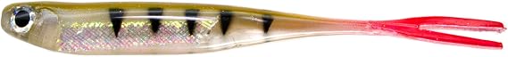 Lunkerhunt Bento Bait Fishing Lure (5 Pieces)| Each 4.5-Inch, Perch Color | Life-Like Saltwater and Freshwater Fish Baits, Award Winning Fish Lure with Soft Body for Bass Trout Fishing
