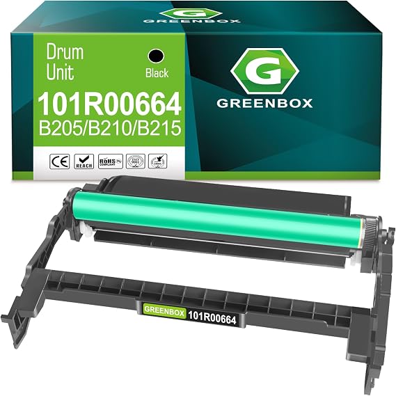 GREENBOX 101R00664 Drum Unit for B205 B210 B215 MFP B205NI Printer, 1 Black