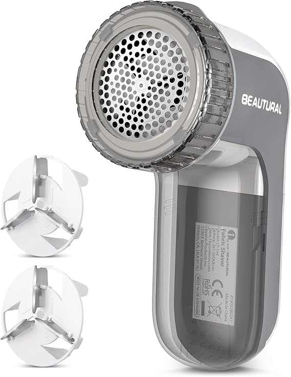 BEAUTURAL Fabric Shaver and Lint Remover, Portable Sweater Defuzzer
