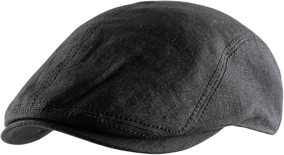 Gottmann Jackson Linen Flat Cap Size 57 Cm Noir-19
