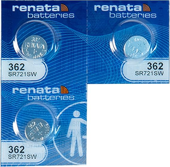 #362 Renata Watch Batteries 3Pcs