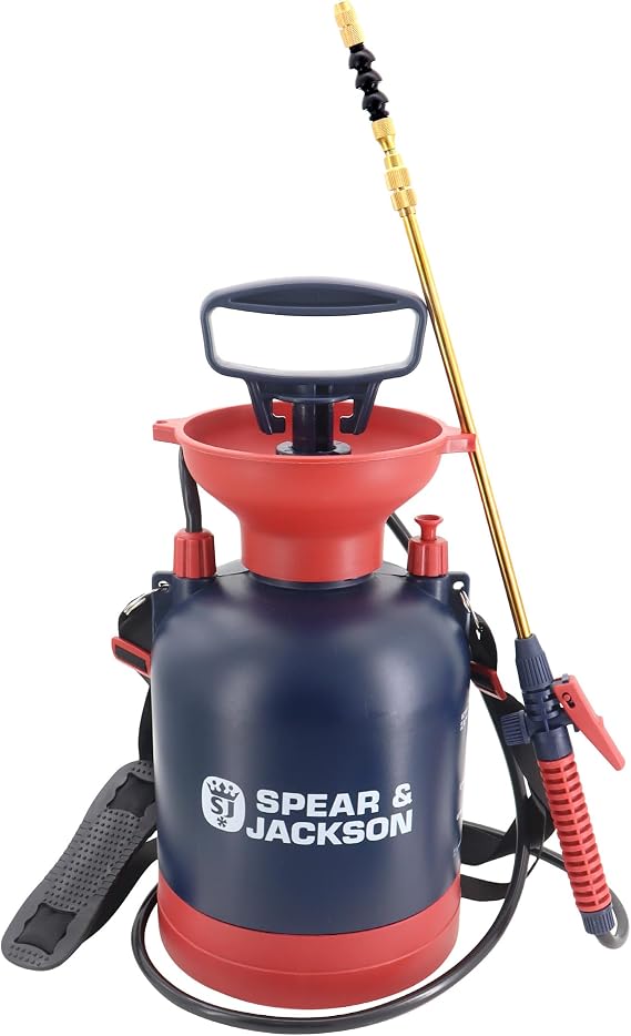 Spear & Jackson 3LPUMP 3 Litre General Purpose Pump Action Pressure Sprayer -