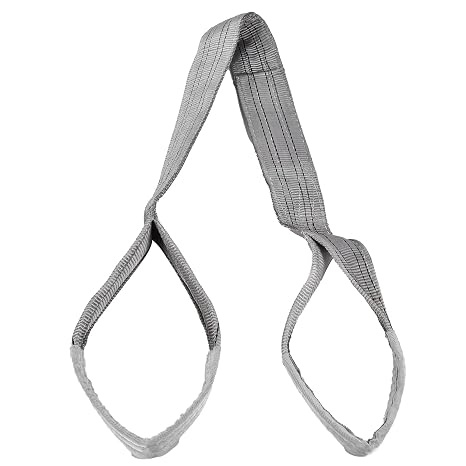 4T Lifting Sling Flat Hoist Webbing, PES Thickened Lifting Webbing Strap with 6:1 Safety Factor, Heavy - Duty Crane Sling for Transport, Construction and Port Use (6m)