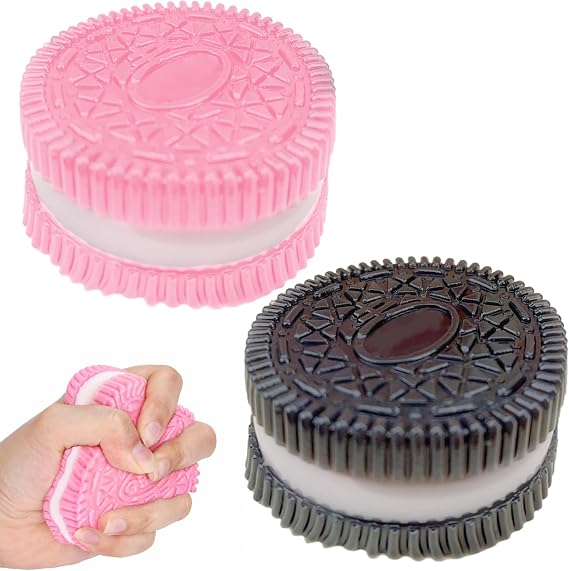 2 PCS Taba Squishy, Squishy Taba with Biscuit Shaped