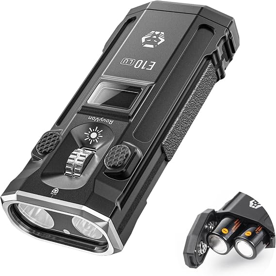 RovyVon E10 LU 3-in-1 Flat EDC Flashlight 1700 Lumens White Light 6 Modes
