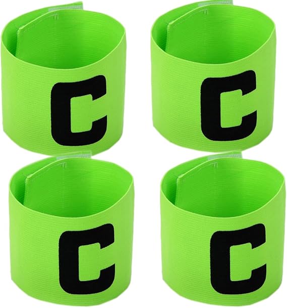 Football Soccer Elastic Captain Armband Basketball Adjustable Player Bands