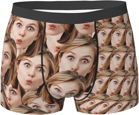 Custom Boxers Personalized Boxers for Men Custom Boxers with Face Funny Mens Underwear Customized Gifts