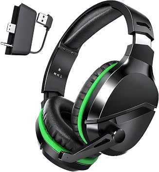 WolfLawS Wireless Gaming Headset for Xbox Series X|S, Xbox One, PS5, PC, Mac, Switch Bluetooth Headphones with Noise Cancelling Mic, 60H Playtime, Low Latency, Lightweight for Gamers