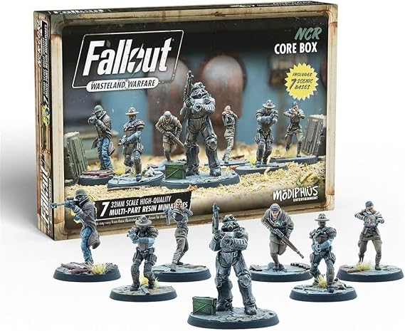 Modiphius Fallout: Wasteland Warfare - NCR Core Box Miniature Set